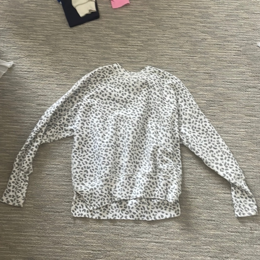 Abercrombie leopard sweatshirt